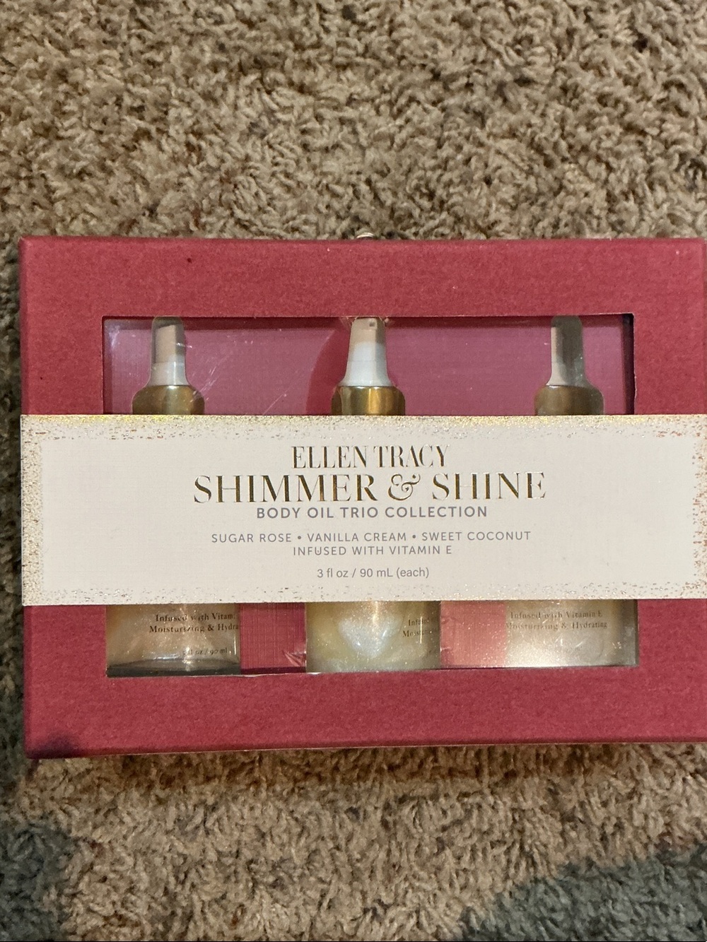 Ellen Tracy Shimmer & Shine Body Oil Trio